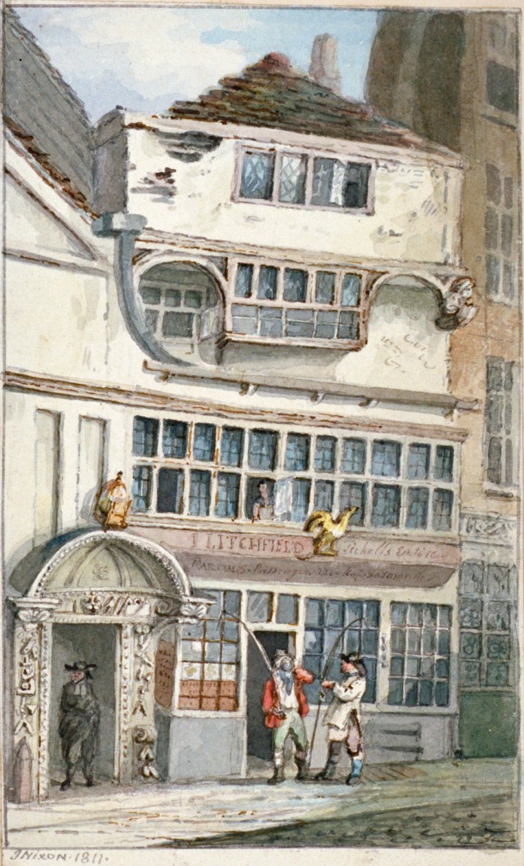 Leadenhall Street, City of London, 1811 autorstwa John Nixon