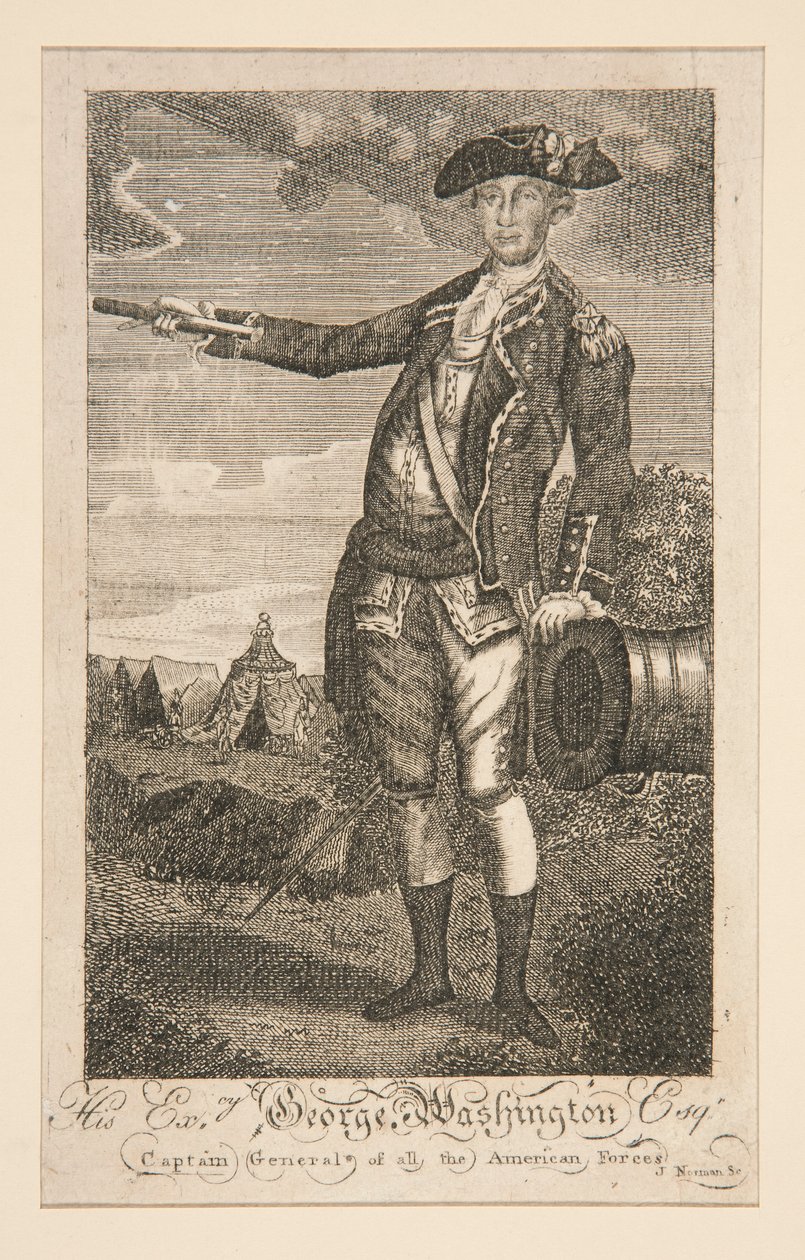 Jego ex.cy George Washington Esq.r autorstwa John Norman