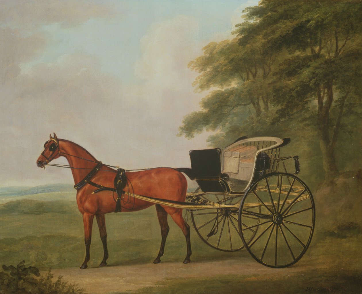 Zatoka zaprzęgnięta do Tilbury autorstwa John Nott Sartorius
