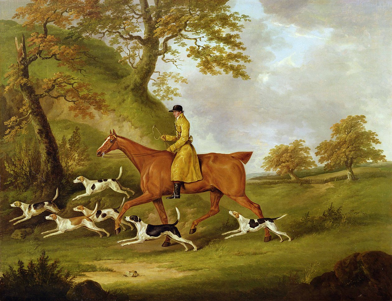 Łowca i Ogary autorstwa John Nott Sartorius