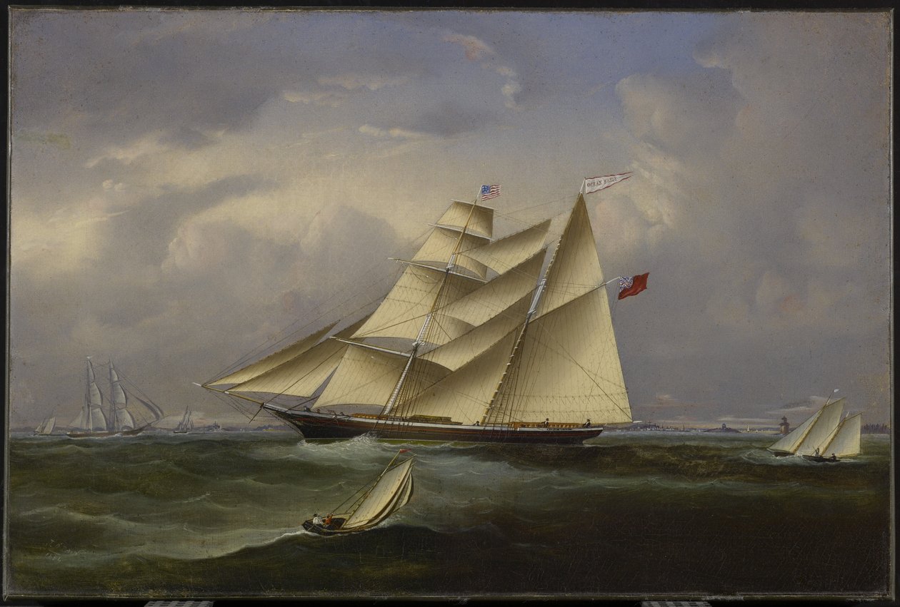 Ocean Bride opuszcza port Halifax, 1854 autorstwa John OBrien