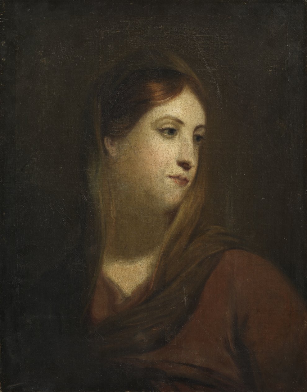 Szkic kobiecej głowy, ok. 1800 autorstwa John Opie