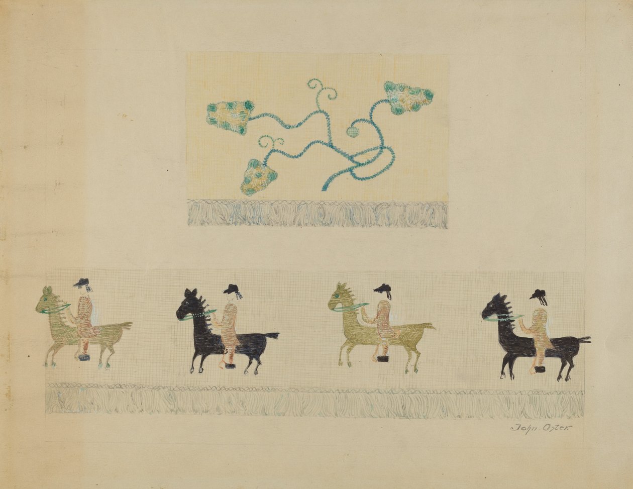 Hafty Crewel autorstwa John Oster