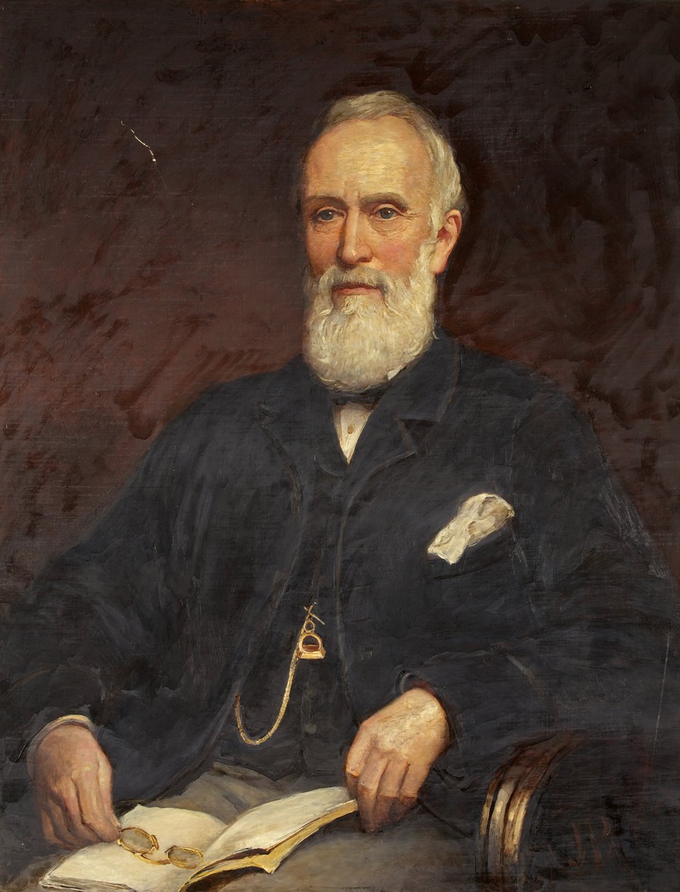Portret Williama Jerdone Braikenridge (replika) (olej na płótnie) autorstwa John Parker