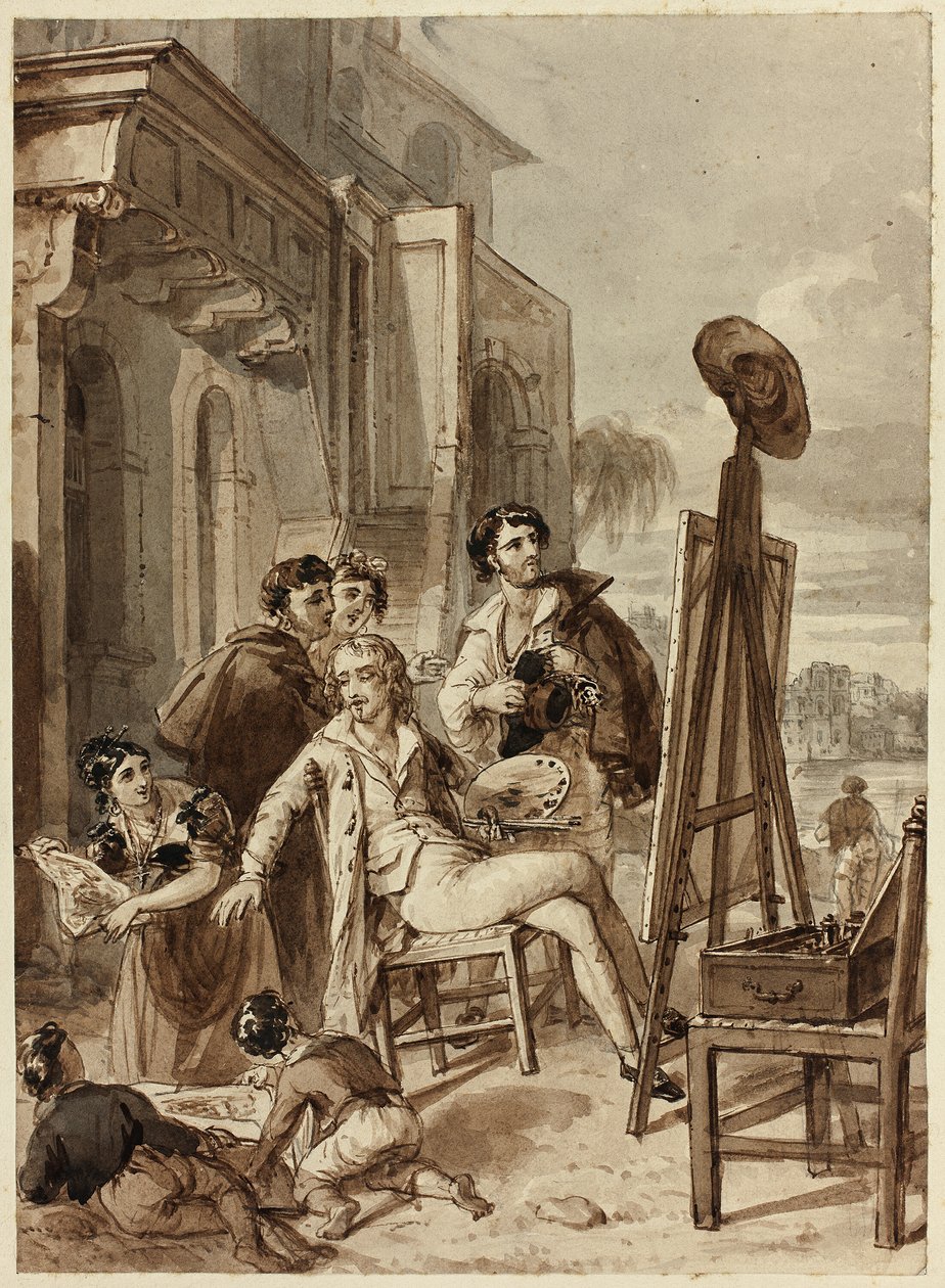 Artyści i amatorzy autorstwa John Partridge
