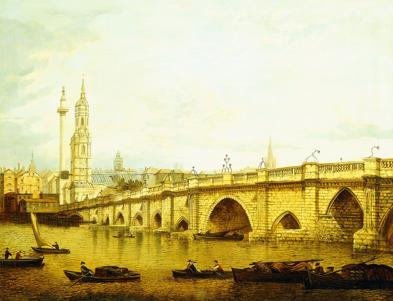 Widok na Most Londyński, autorstwa John Paul
