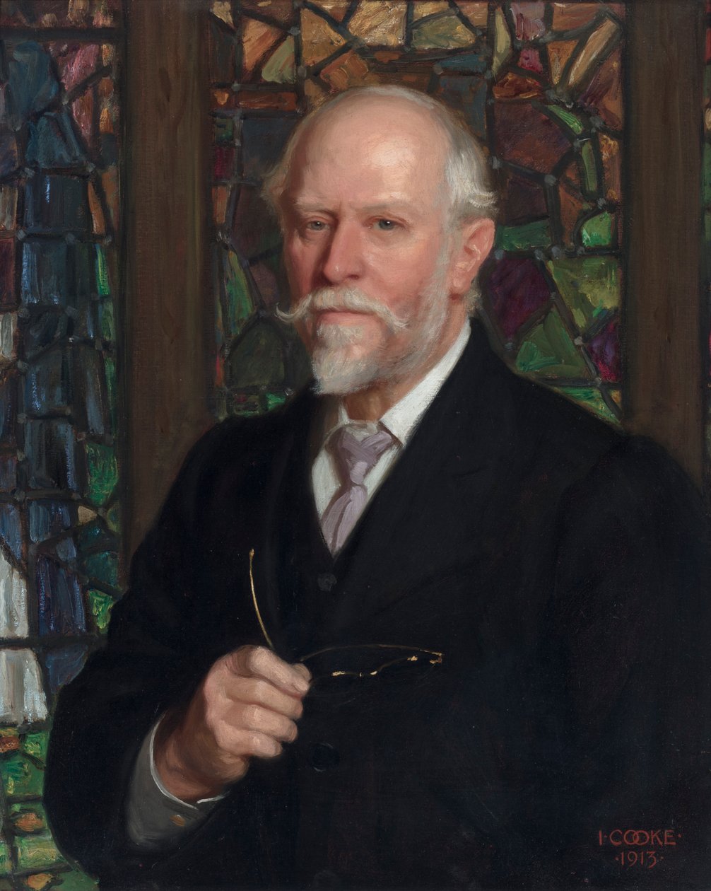 Portret Christophera W.Whalla autorstwa John Percy Cooke