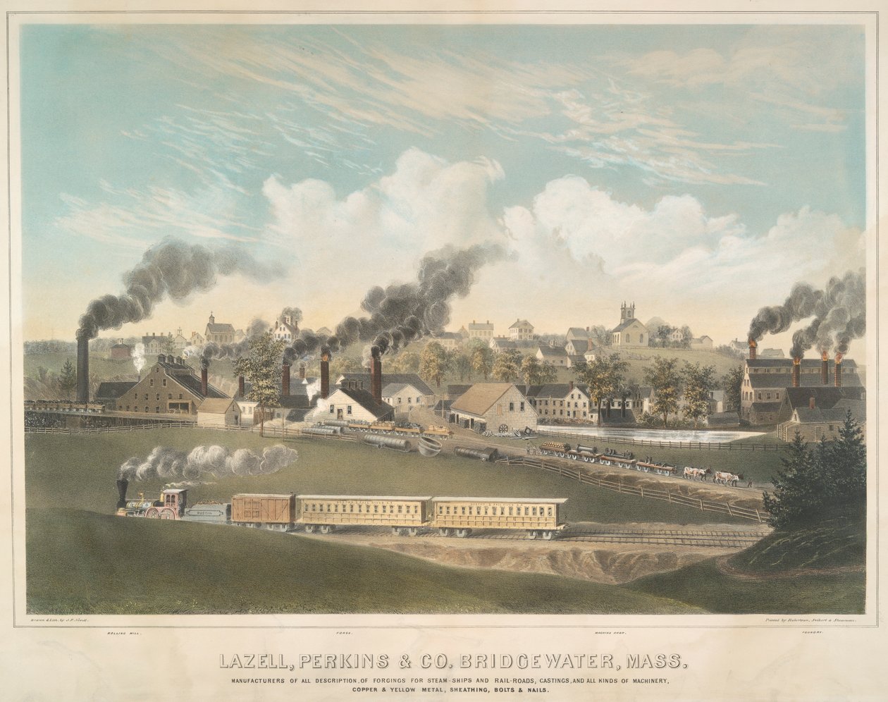 Lazell, Perkins & Co. Bridgewater, Mass. autorstwa John Perry Newell