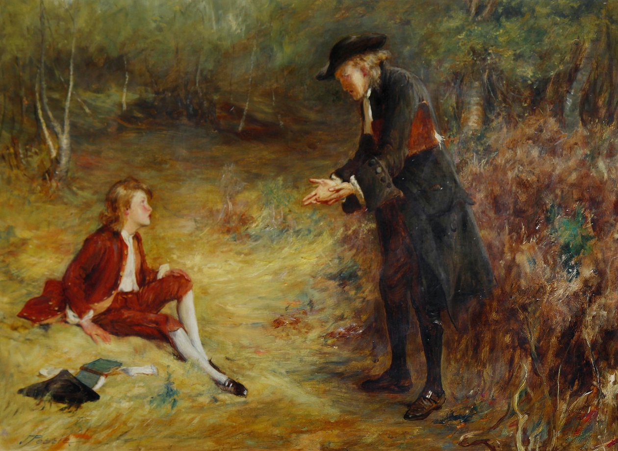 John Pettie - Przydrożne kazanie autorstwa John Pettie