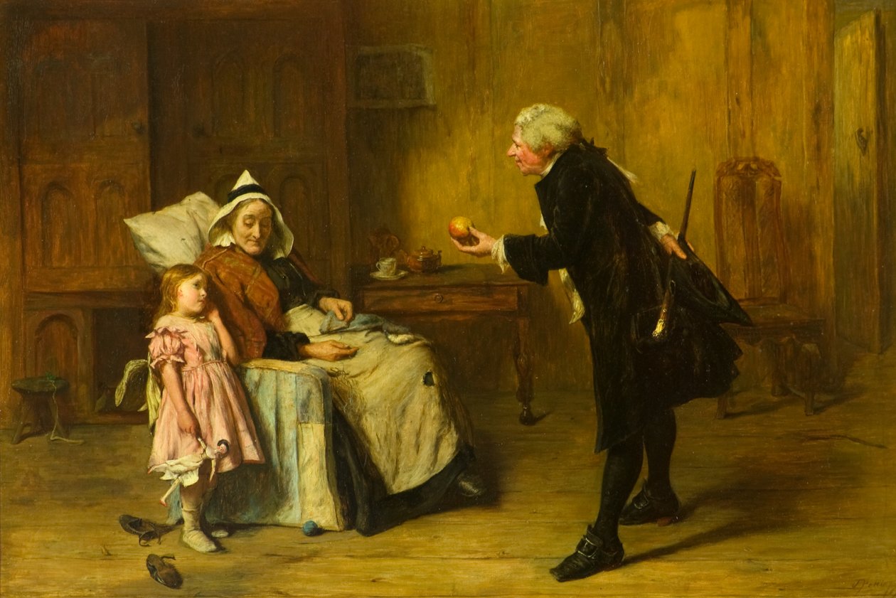 Wizyta lekarza autorstwa John Pettie