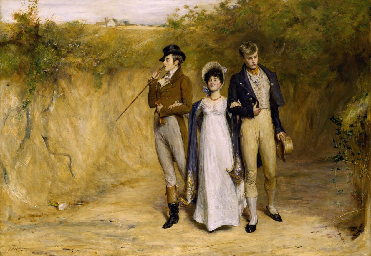 Dwie struny do jej łuku autorstwa John Pettie