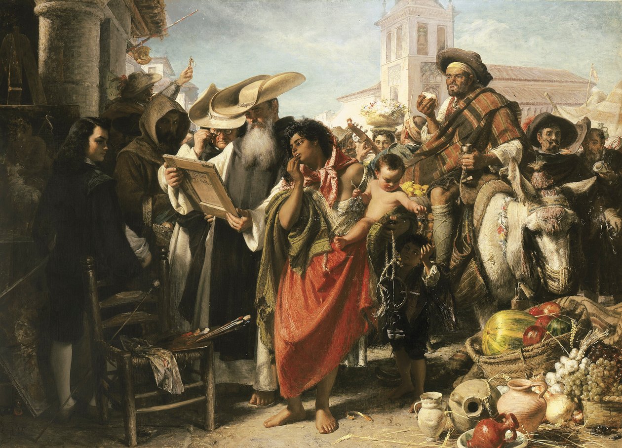 Wczesna kariera Murillo, 1865 autorstwa John Phillip