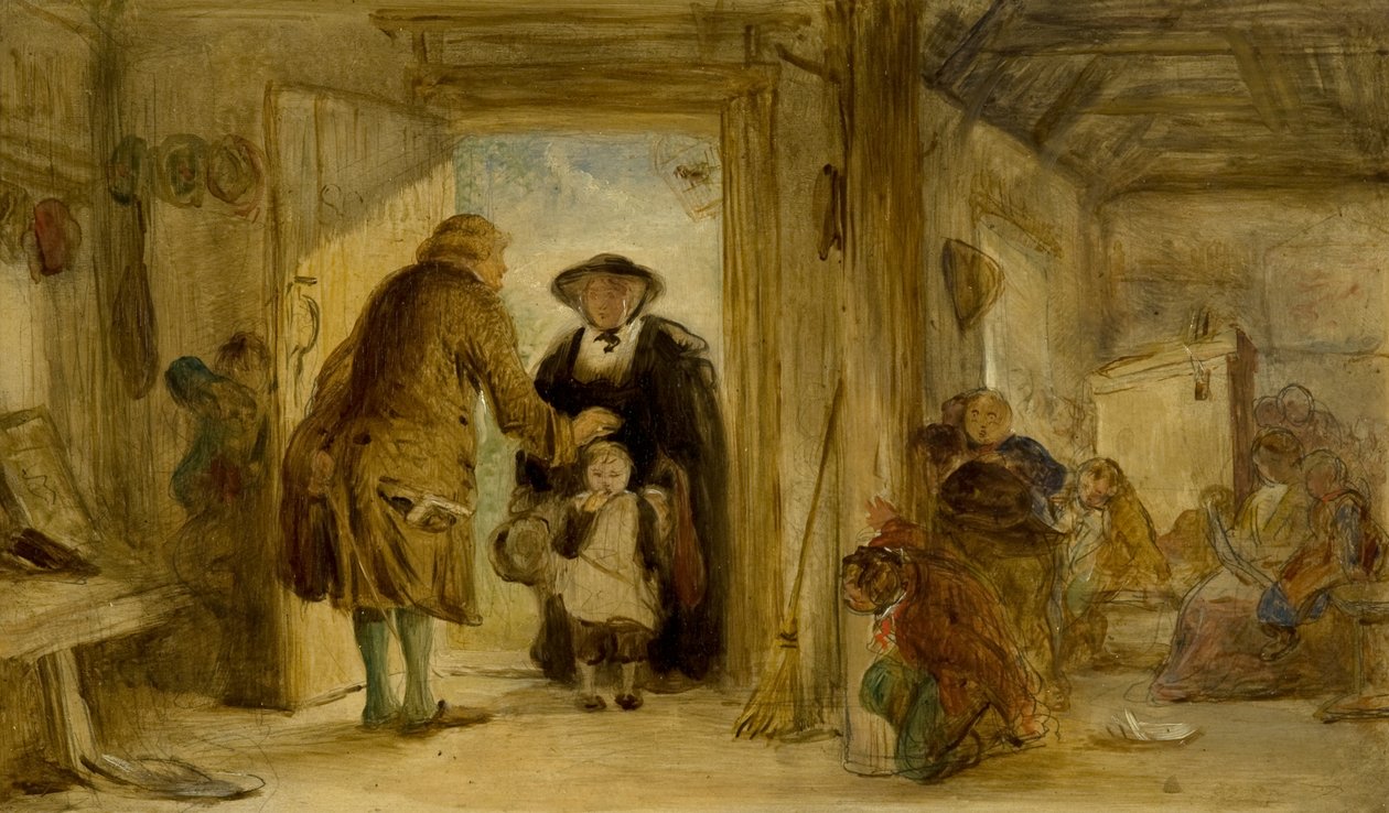 Nowy uczony, szkoła autorstwa John Phillip