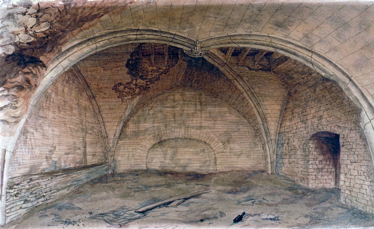 Krypta św. Michała, Aldgate, Londyn, 1876 r. autorstwa John Phillipps Emslie