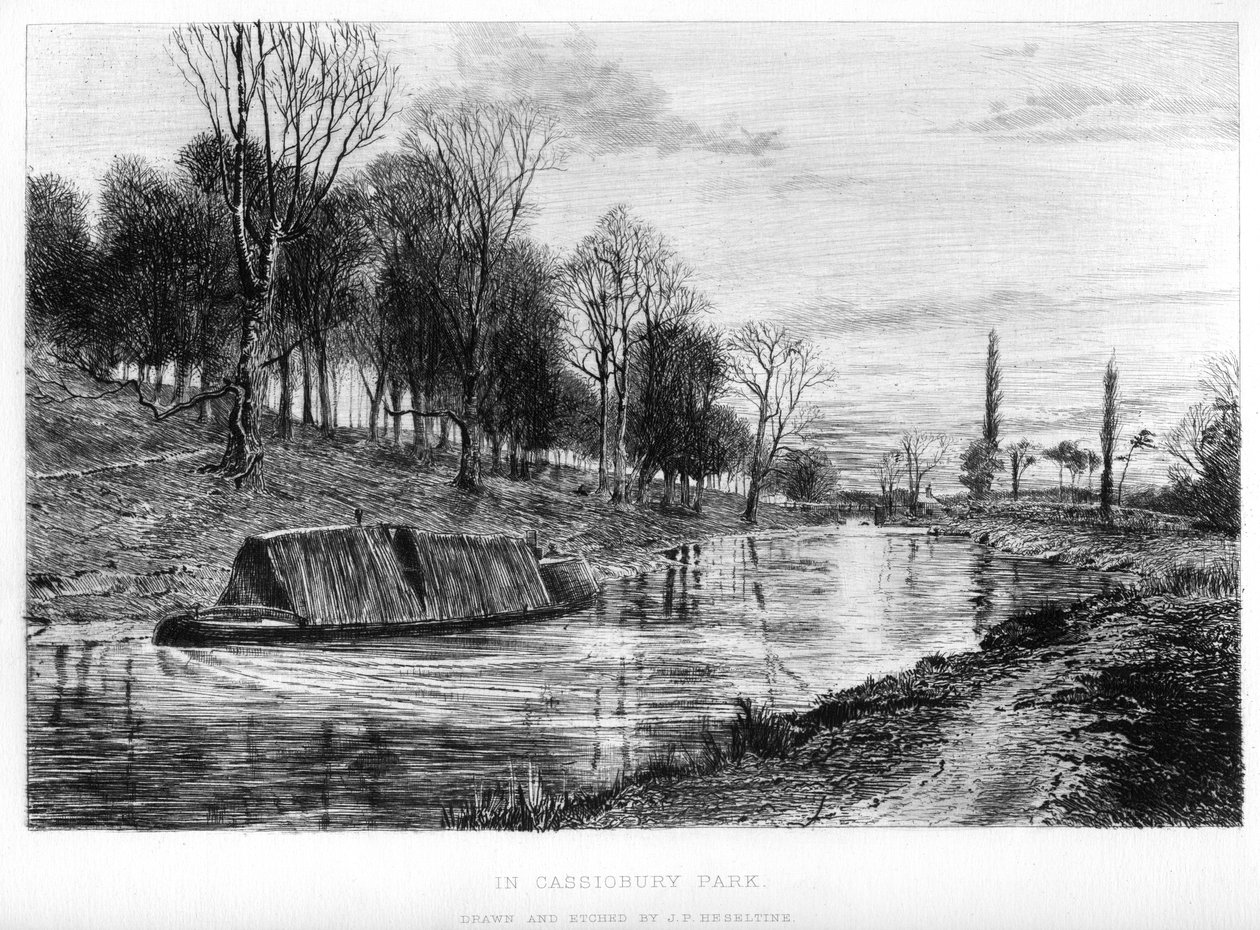 W parku Cassiobury, ok. XIX w. autorstwa John Postle Heseltine