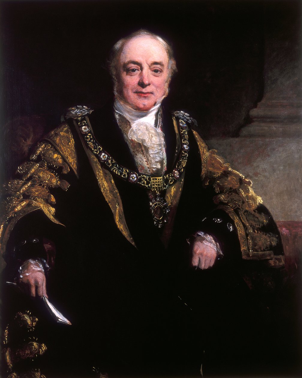 Sir John Musgrave. 1852 autorstwa John Preston Knight