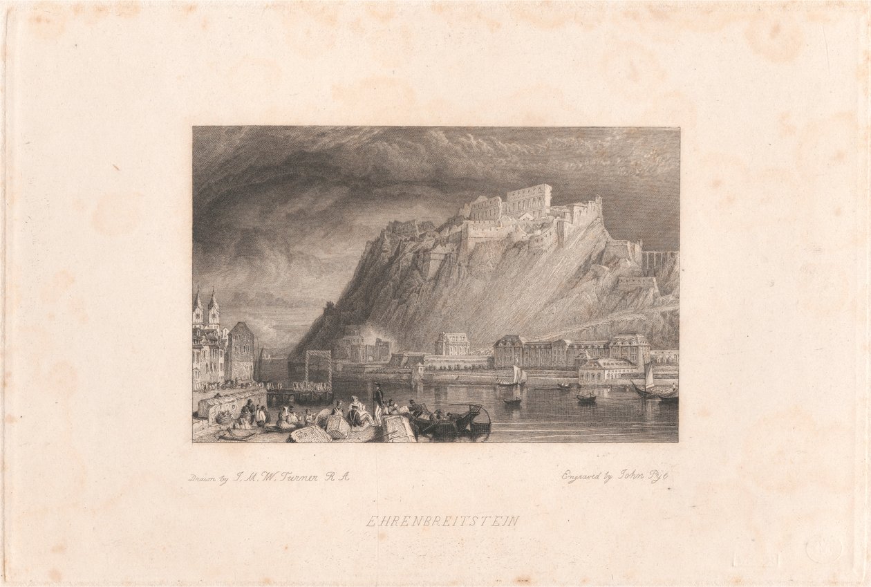 Ehrenbreitsteina autorstwa John Pye
