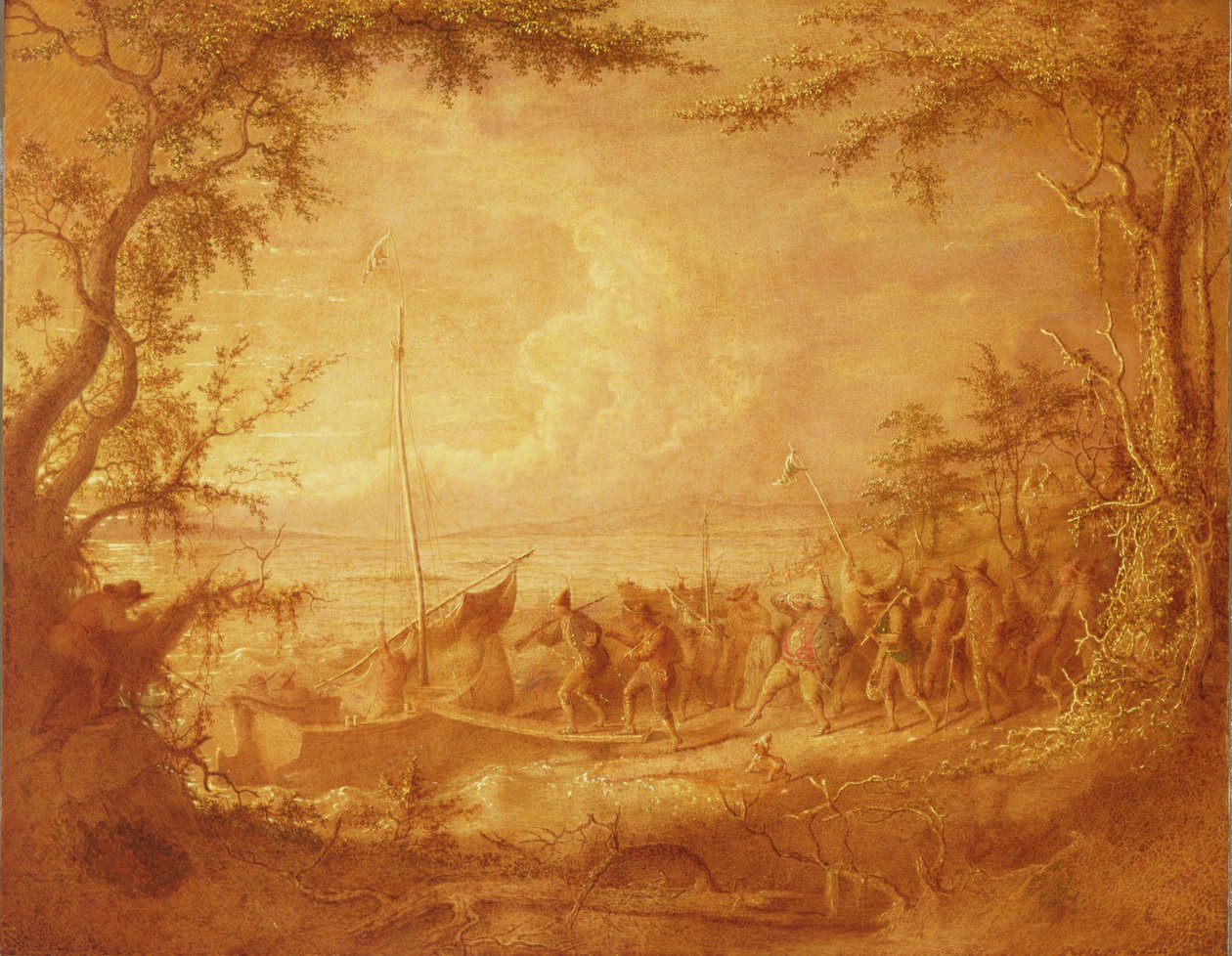 Zaokrętowanie z Communipaw, 1861 autorstwa John Quidor