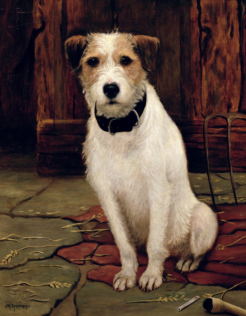 Portret Teriera autorstwa John Rabone Harvey