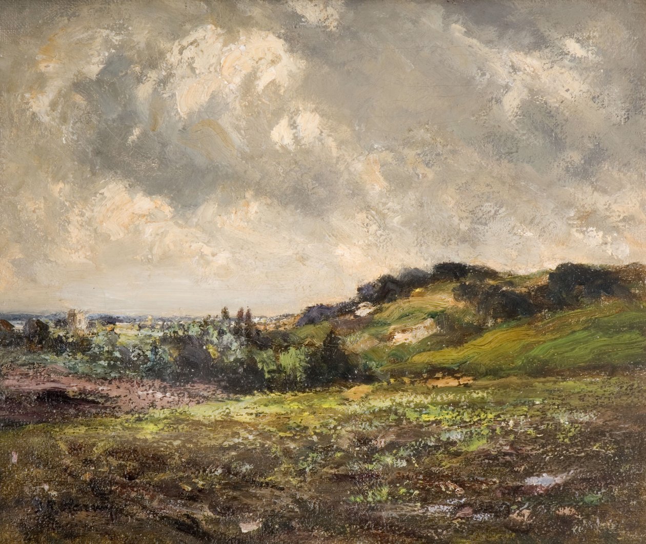 Wzgórza smagane wiatrem, 1880-1930. autorstwa John Rabone Harvey