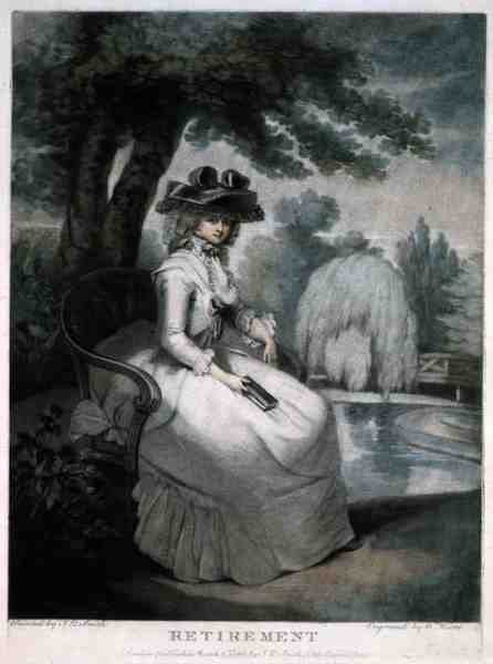 Emerytura, rycina Williama Warda (1766-1826), wyd. przez artystę autorstwa John Raphael (after) Smith