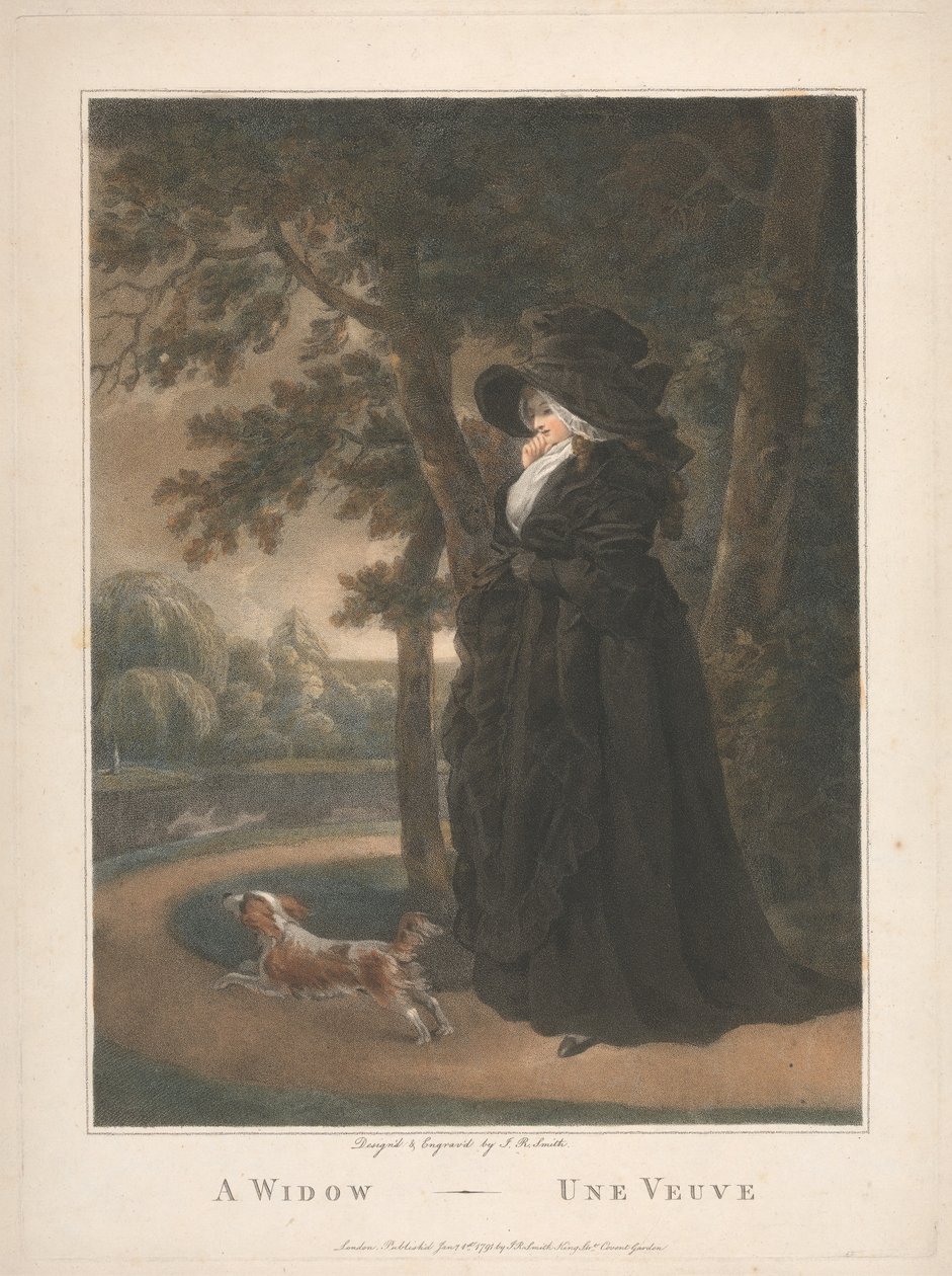 A Widow – Wdowa autorstwa John Raphael Smith