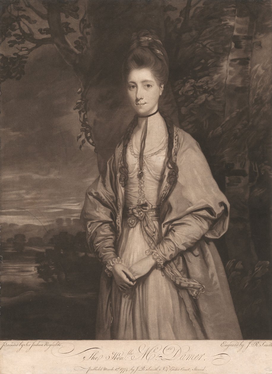 Czcigodna pani Damer autorstwa John Raphael Smith