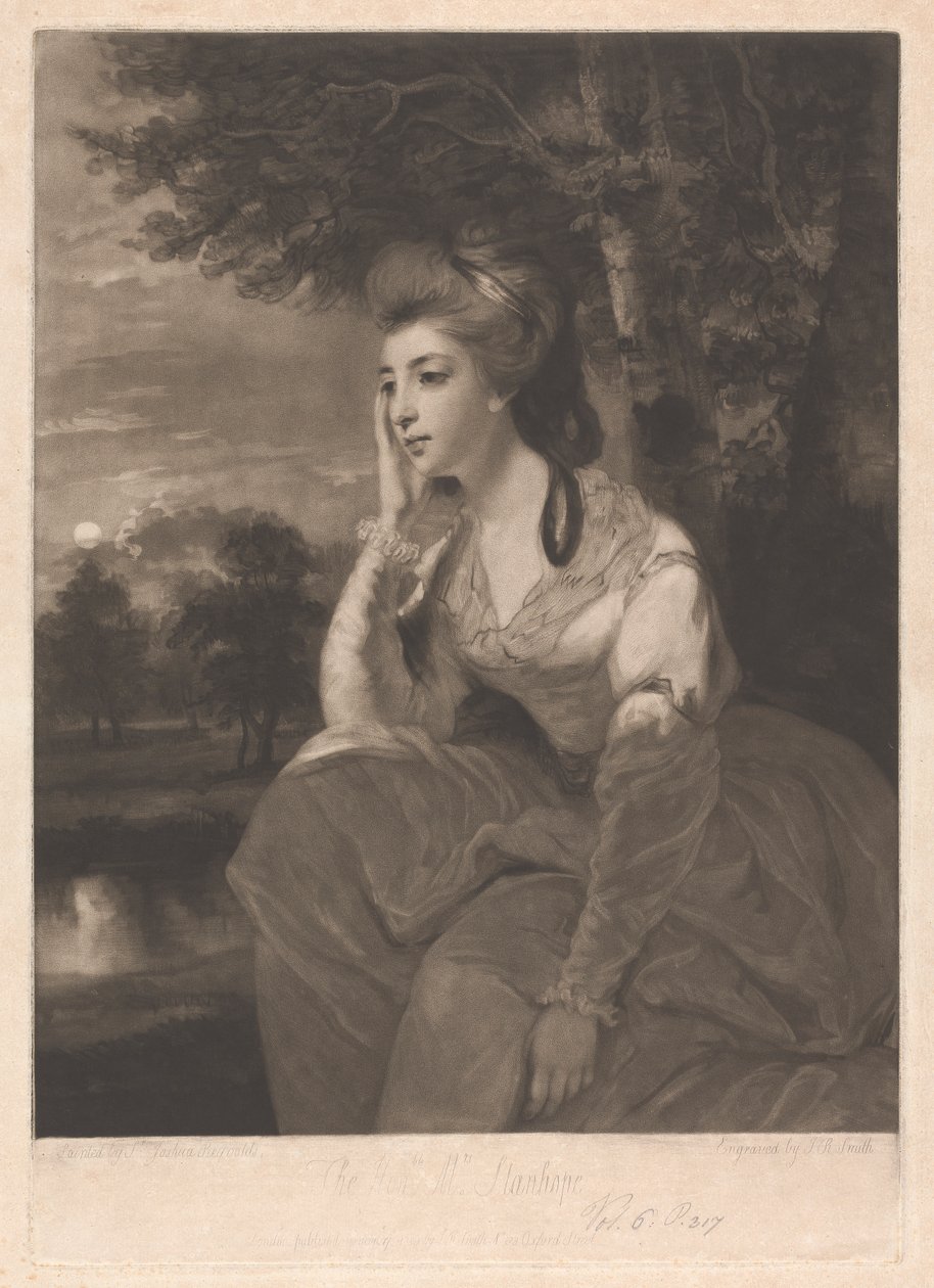 Szanowna Pani Stanhope autorstwa John Raphael Smith