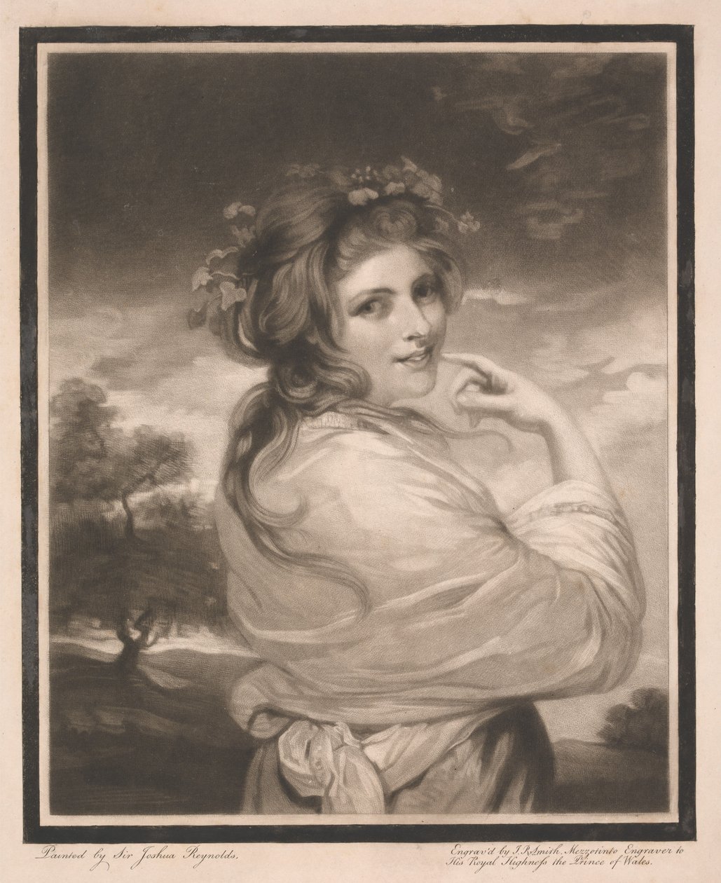 Lady Hamilton jako bachantka autorstwa John Raphael Smith