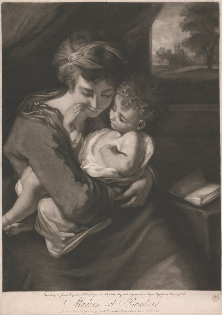 Madonna z Dzieciątkiem autorstwa John Raphael Smith