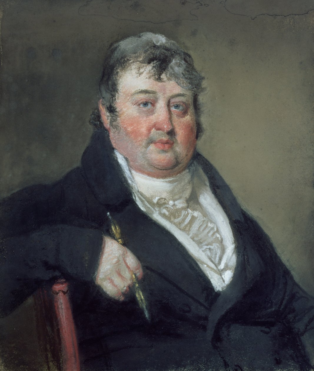 Portret Juliusza Cezara Ibbetsona (1759-1817) (pastel na papierze) autorstwa John Raphael Smith