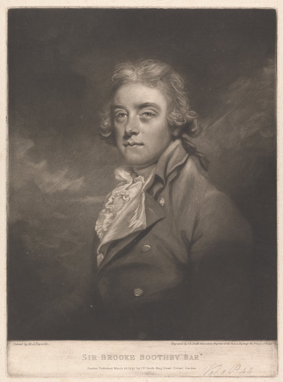 Sir Brooke Boothby, 6. baronet Boothby z Broadlow Ash autorstwa John Raphael Smith