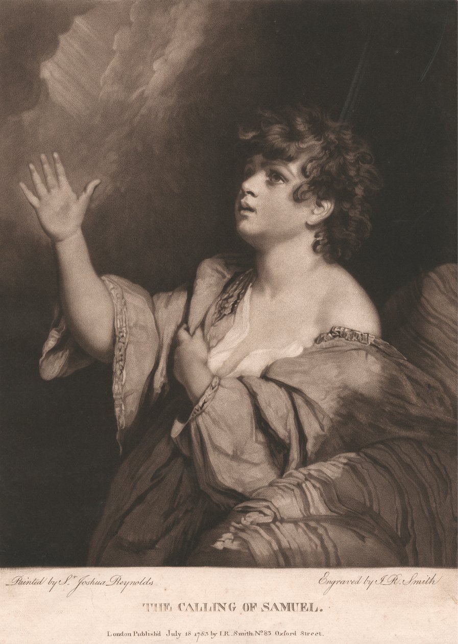 Powołanie Samuela autorstwa John Raphael Smith