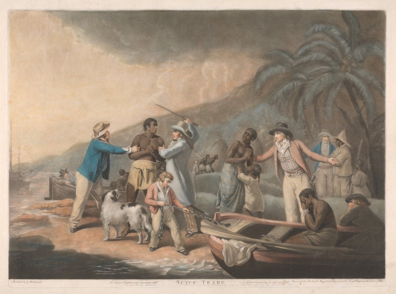 Handel niewolnikami autorstwa John Raphael Smith