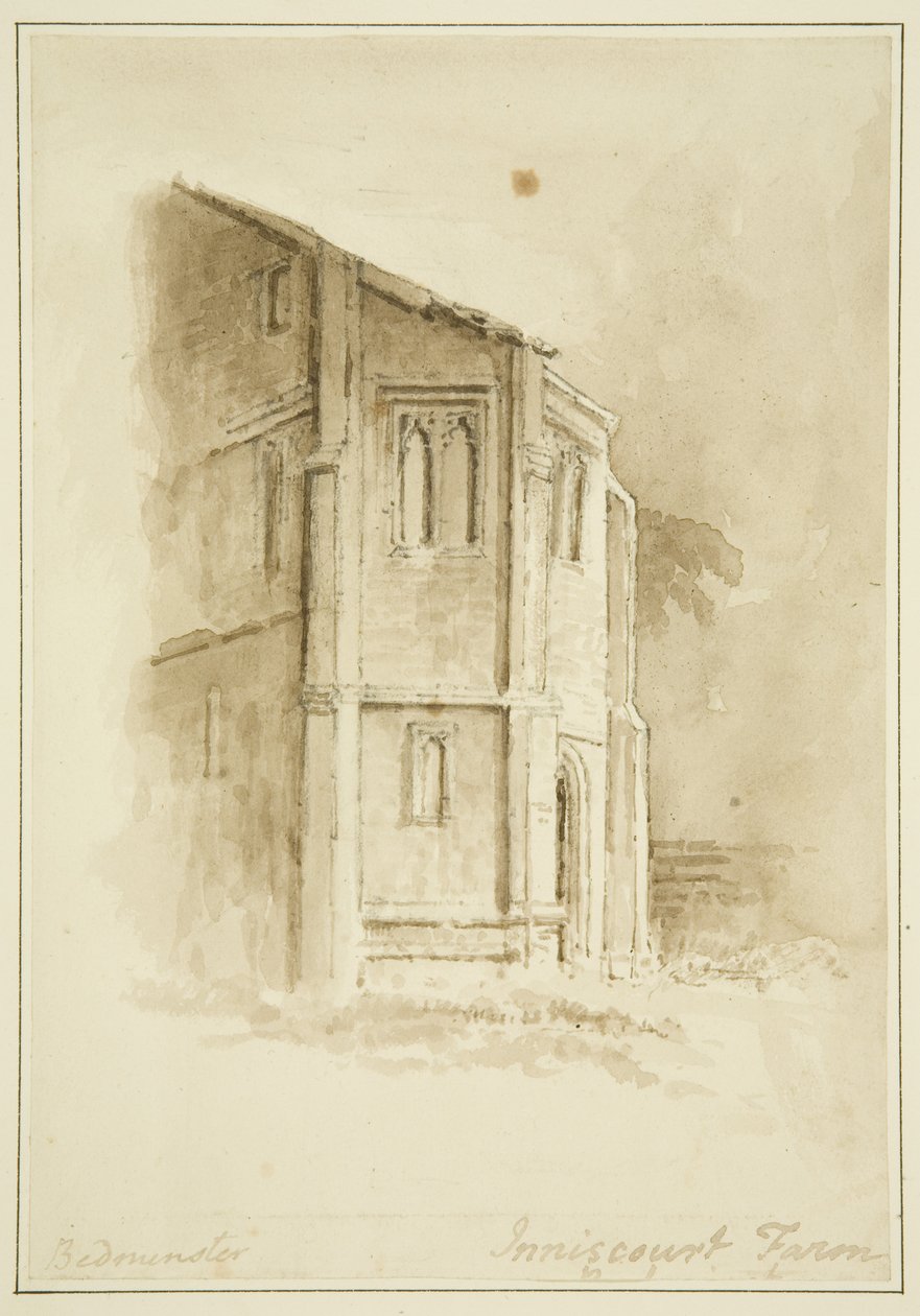 Innis Court Farm House, Bedminster autorstwa John Reverend Eden