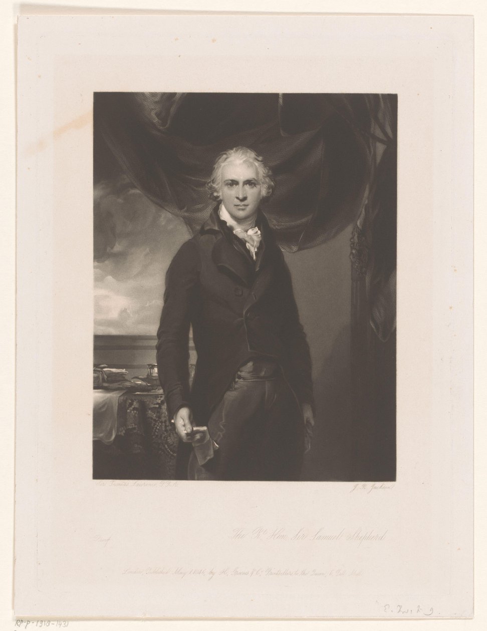 Portret Samuela Pasterza autorstwa John Richardson Jackson