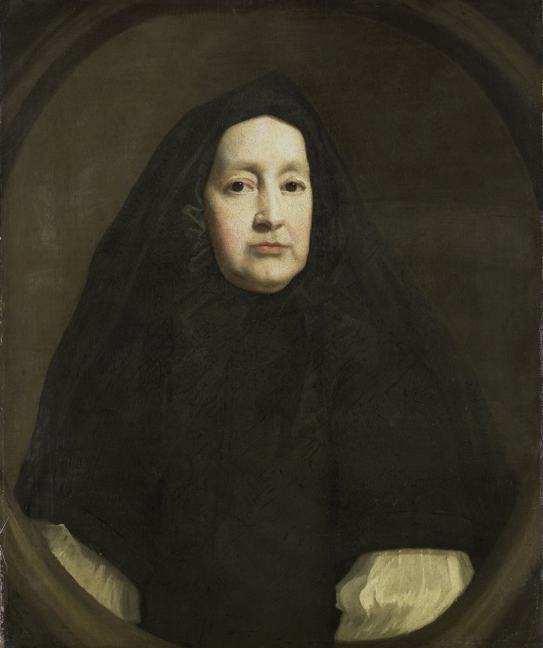 Portret Katarzyny Elliot (zm. 1688), Kredensu księżnej Anny Yorku i pierwszej kobiety sypialni królowej Marii z Modeny, odpowiednio pierwszej i drugiej żony Jakuba II z Anglii autorstwa John Riley (copy after)