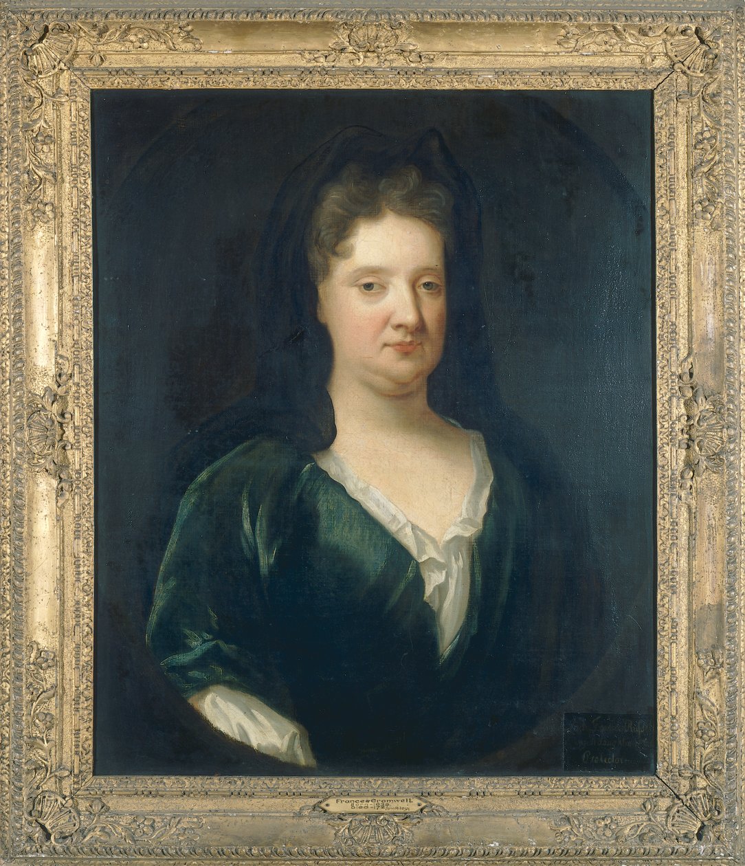 Lady Russell, z domu Frances Cromwell, czwarta córka Olivera Cromwella, Lord Protector, ok. 1660-90 (olej na płótnie) autorstwa John Riley