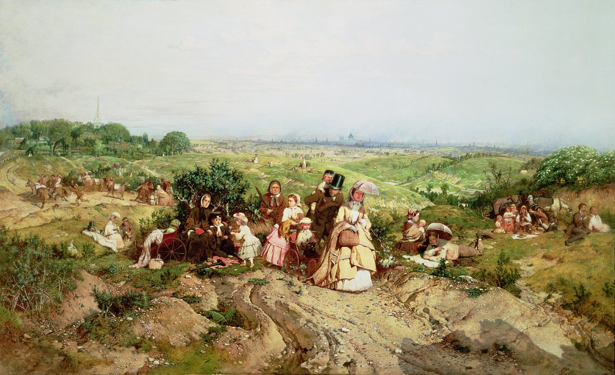 Widok na Londyn z Hampstead Heath autorstwa John Ritchie