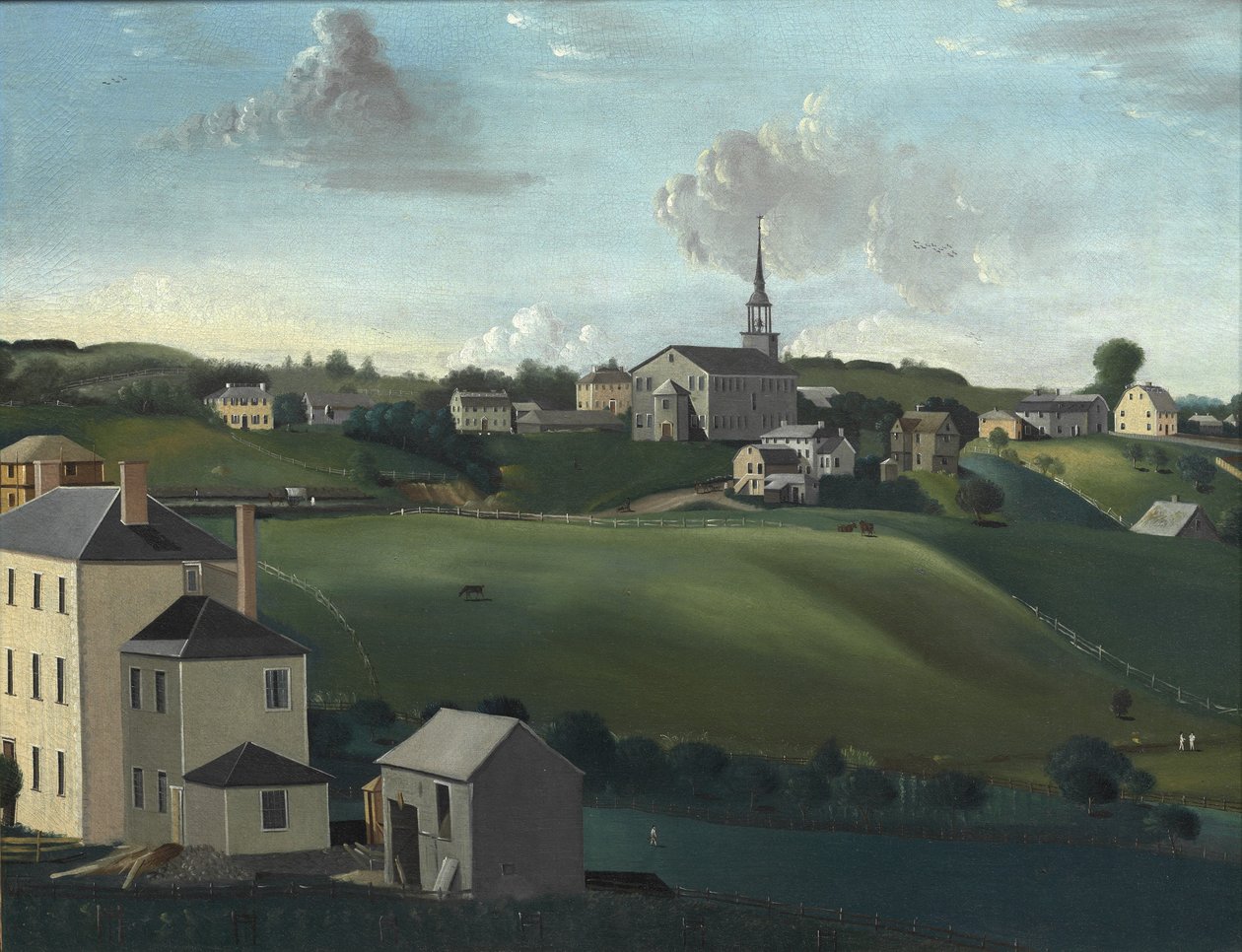 Meetinghouse Hill, Roxbury, Massachusetts, 1799 autorstwa John Ritto Penniman