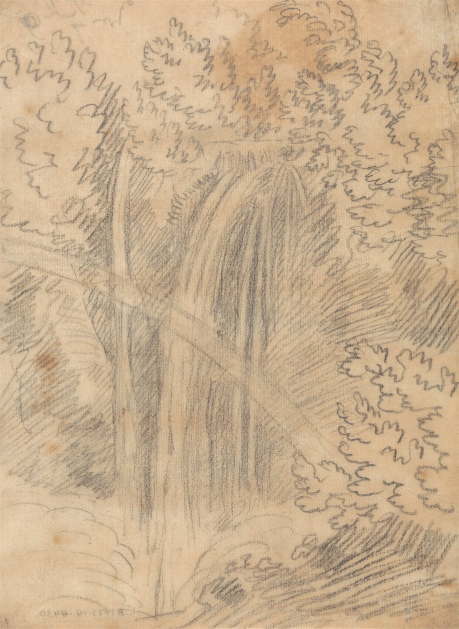 Wodospad autorstwa John Robert Cozens