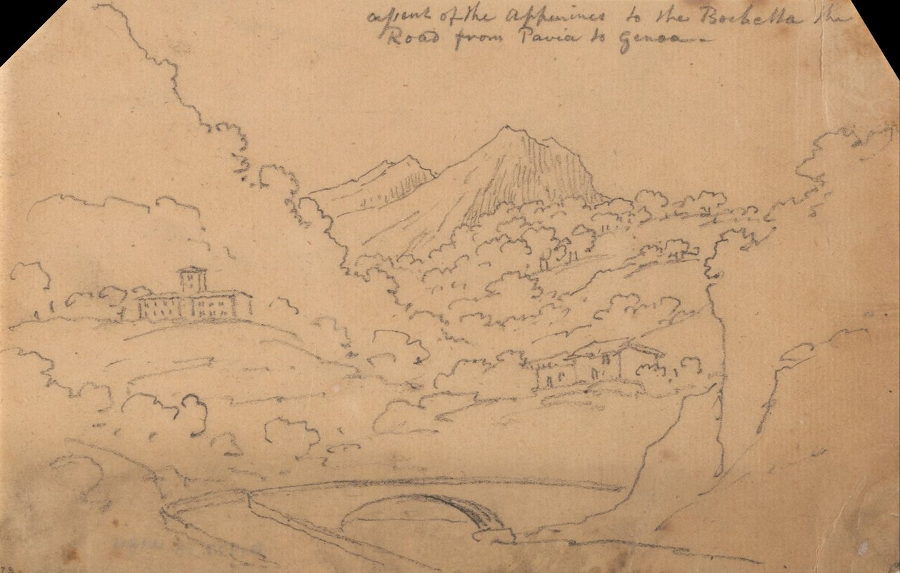 Podejście przez Apeniny do Rochetty autorstwa John Robert Cozens