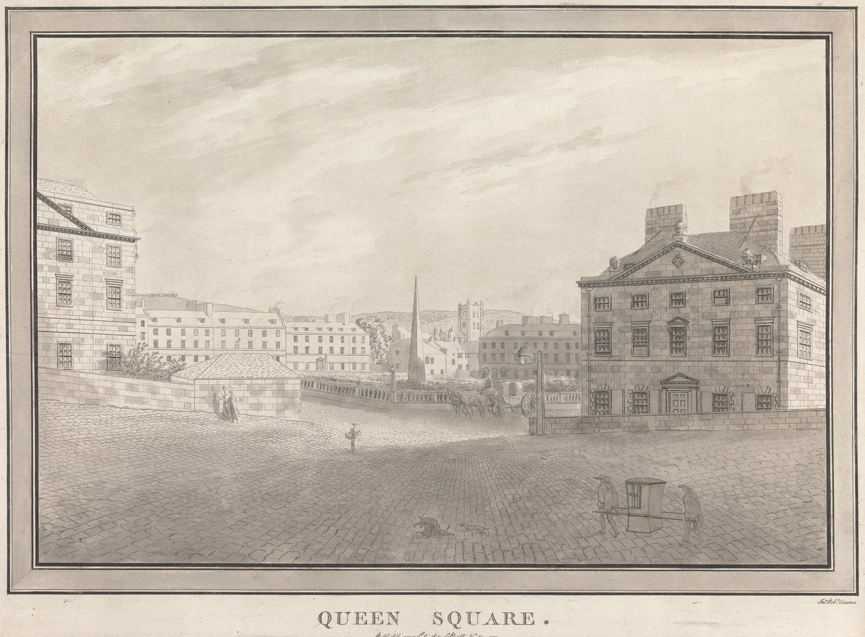 Kąpiel: Queen Square autorstwa John Robert Cozens