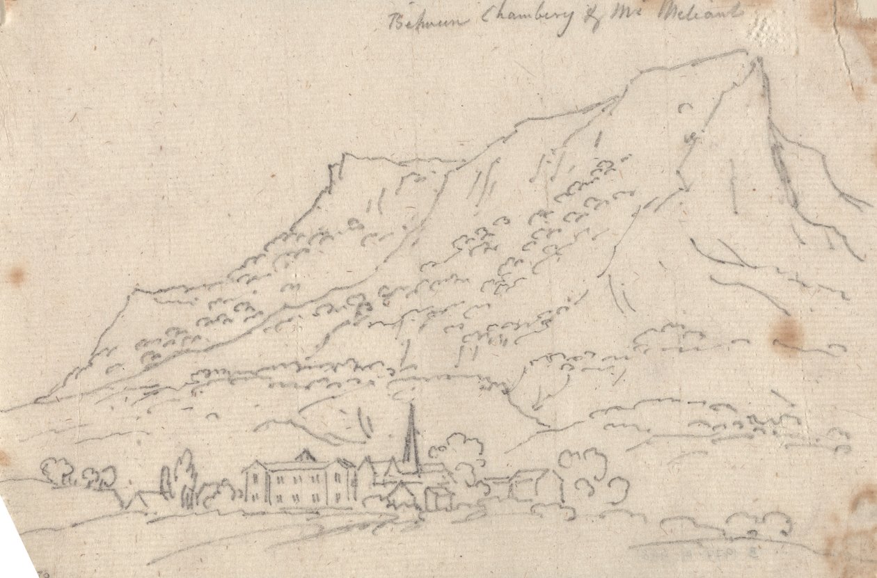Między Chamberg a górą Meliant autorstwa John Robert Cozens