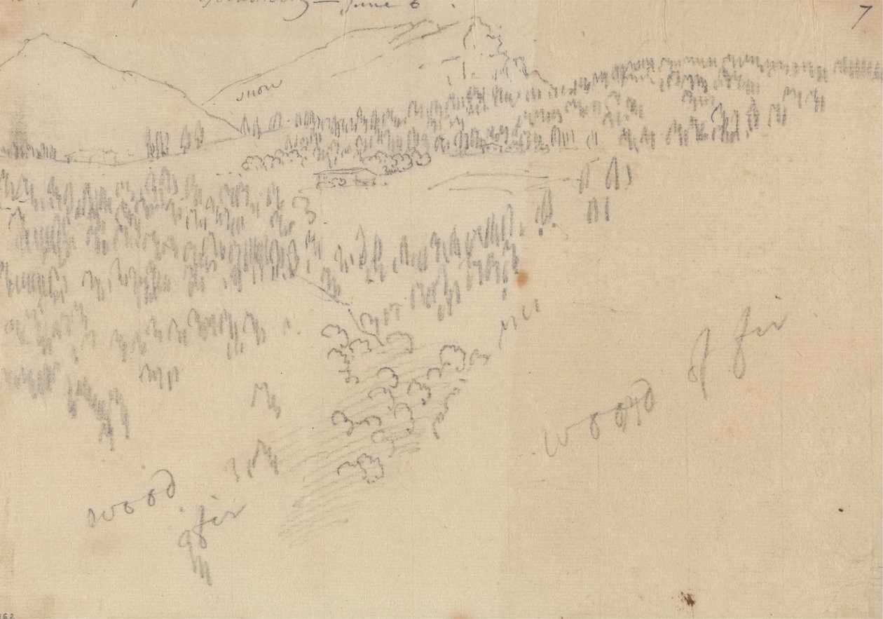 Między Innsbruckiem a Schönbergiem autorstwa John Robert Cozens