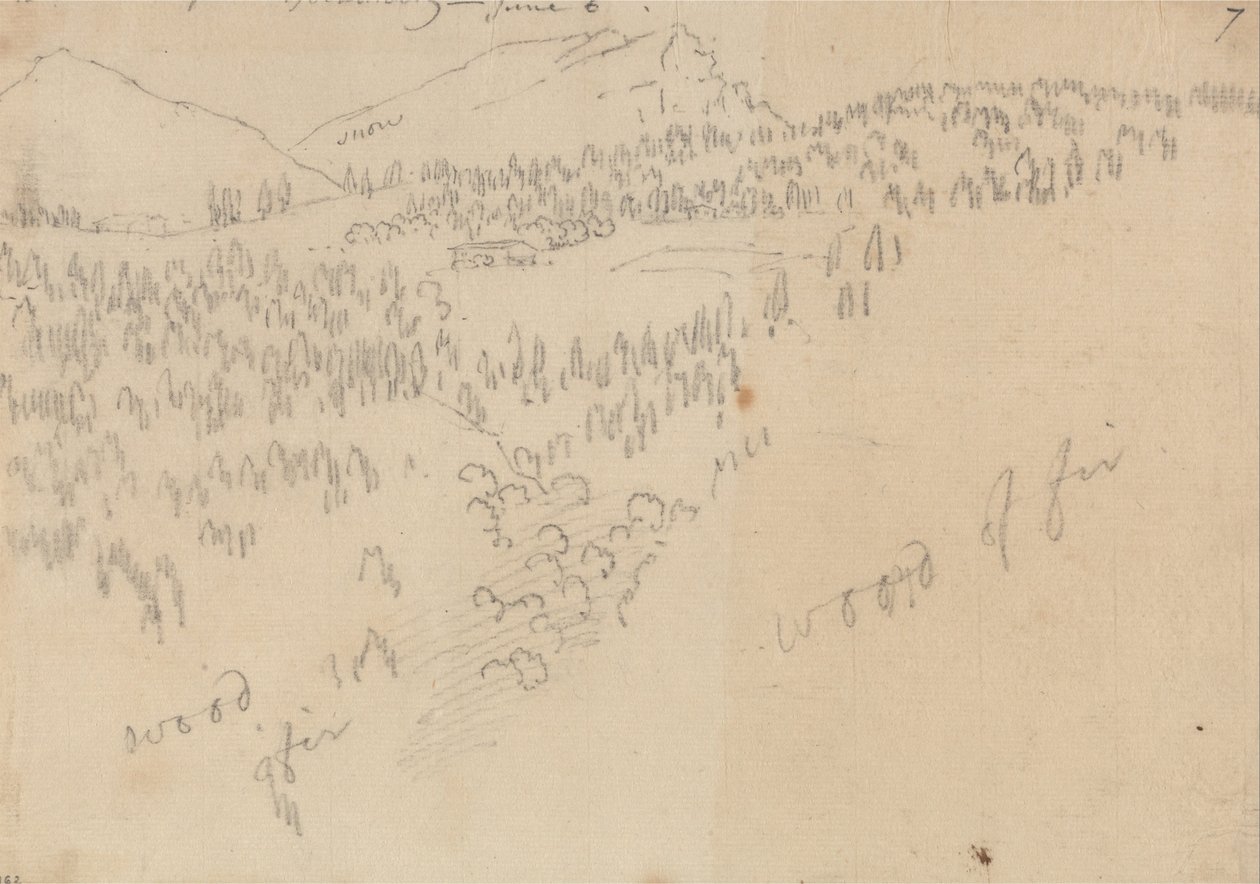 Między Innsbruckiem a Schönbergiem autorstwa John Robert Cozens