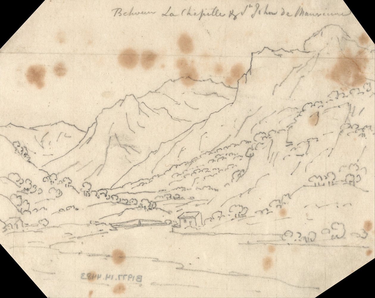 Pomiędzy La Chapelle i St. John de Maurienne autorstwa John Robert Cozens