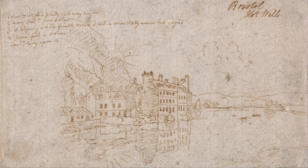 Bristol Hot Wells autorstwa John Robert Cozens