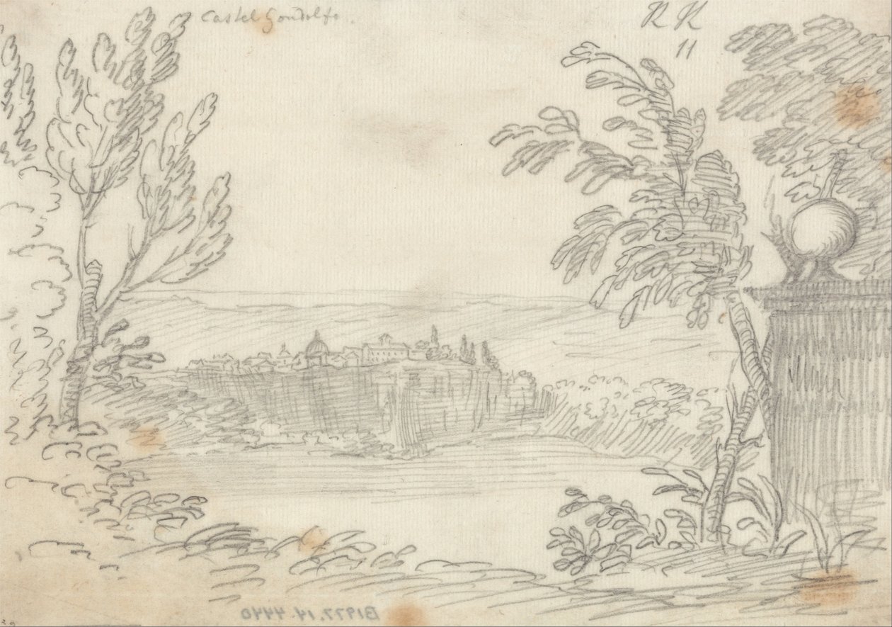 Castel Gandolfo autorstwa John Robert Cozens