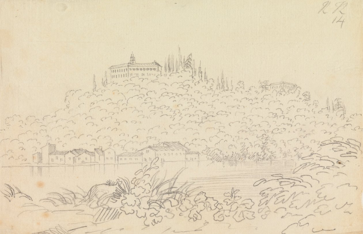Klasztor Monte Olivetto niedaleko Florencji autorstwa John Robert Cozens